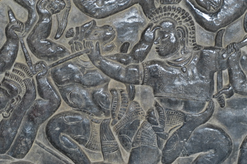 Angkor Wat Mural Stone Relief