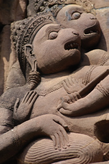 Banteay Srei Stone figure Temple Decoration