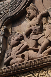 Banteay Srei Stone figure Temple Decoration