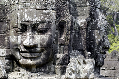 Bayon Art Work Angkor Cambodia